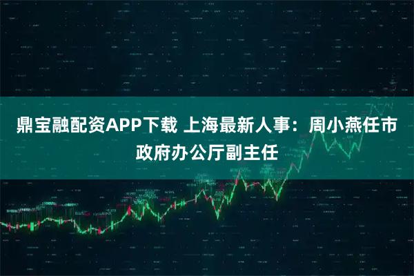 鼎宝融配资APP下载 上海最新人事：周小燕任市政府办公厅副主任