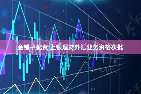 金铺子配资 上银理财外汇业务资格获批