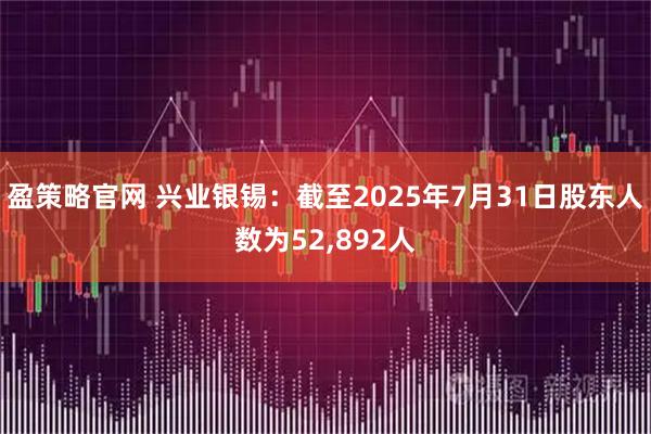 盈策略官网 兴业银锡：截至2025年7月31日股东人数为52,892人